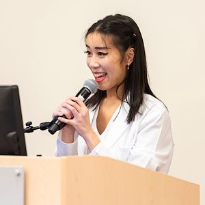Student speaker Helen Pham