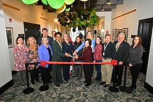 Wellness Center ribbon cutting in North Hall