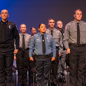 Graduating cadets