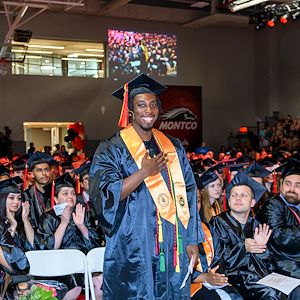 Joshu'wa Reid at Commencement