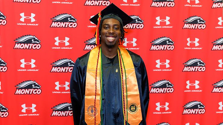 Montgomery County Community College Mechanical Engineering graduate Joshu’wa Reid, of Lansdale, was awarded the prestigious Jack Kent Cooke Foundation Undergraduate Transfer Scholarship for up to $55,000 per year for up to three years. Photo by Linda Johnson