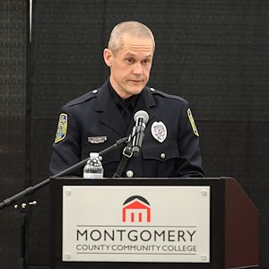 Valedictorian cadet Thomas Lynch
