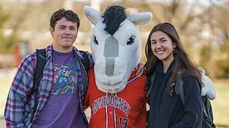 Monty and students