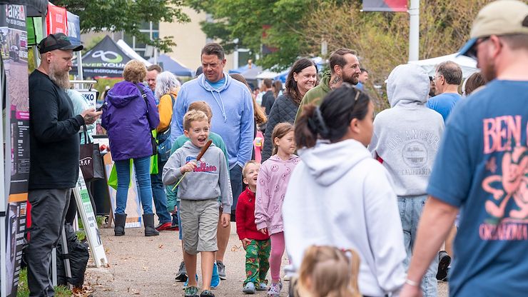 The Whitpain Community Festival at Montgomery County Community College's Blue Bell Campus features entertainment for the whole family including food, vendors, live music and fireworks. Photos by Linda Johnson