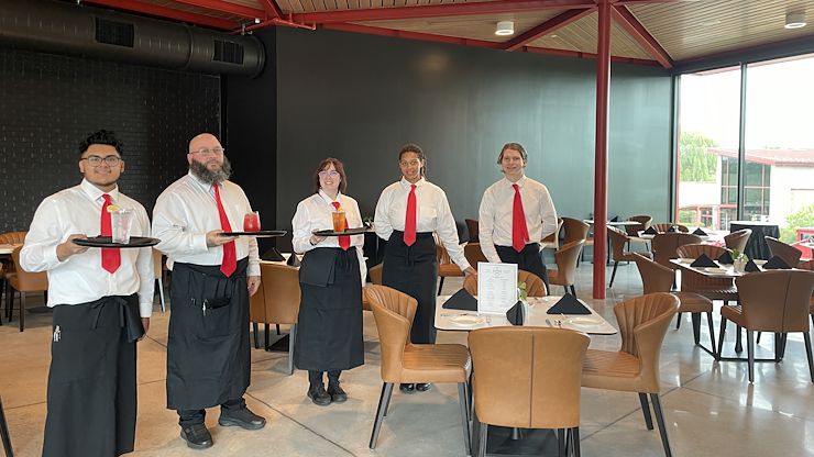 Bistro1964 is open for service to the community on Wednesdays and Thursdays from 11:30 a.m. to 1 p.m. through Wednesday, Dec. 10 in the Hospitality Institute on Montgomery County Community College’s Blue Bell Campus. Photo by Diane VanDyke