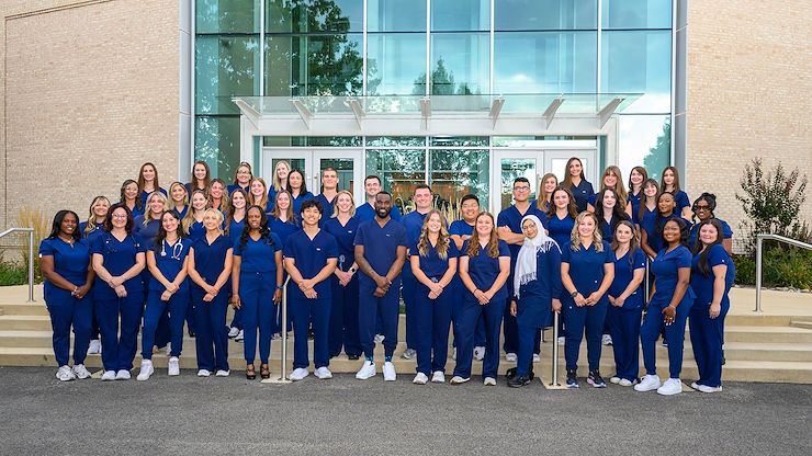 Montgomery County Community College celebrated the graduation of 45 nurses during a special pinning ceremony on the Blue Bell Campus. MCCC’s nursing graduates are employed at hospitals, physicians’ offices, clinics and other health care settings across Montgomery County and the region. Photo by Linda Johnson
