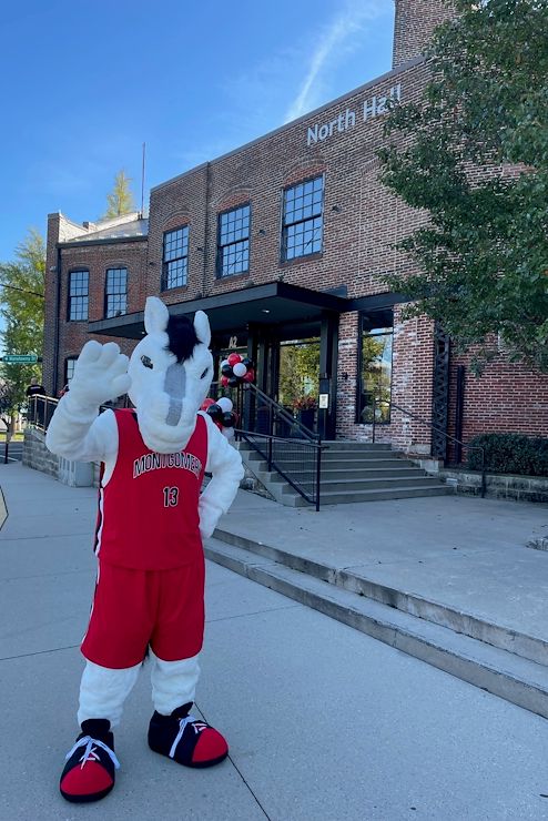 Monty welcomes visitors to Pottstown Campus