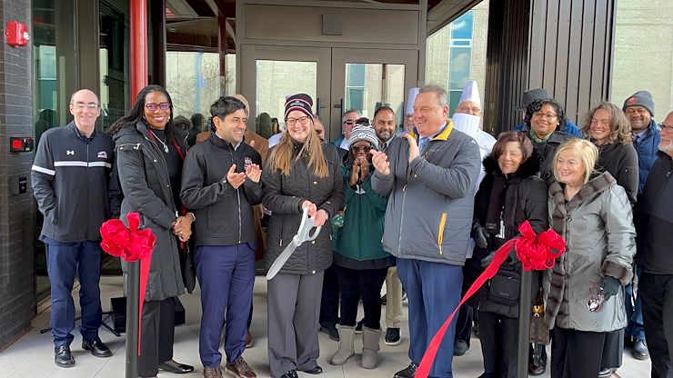 hospitality institute ribbon cutting 