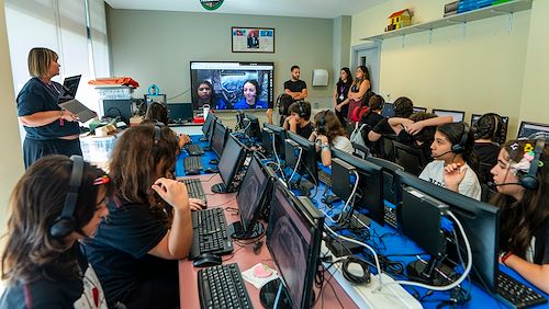 Twenty-four students in Turkey participated in a virtual mission with the Challenger Learning Center at Montco Pottstown