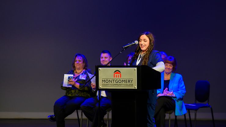 student speaker Robin Polen