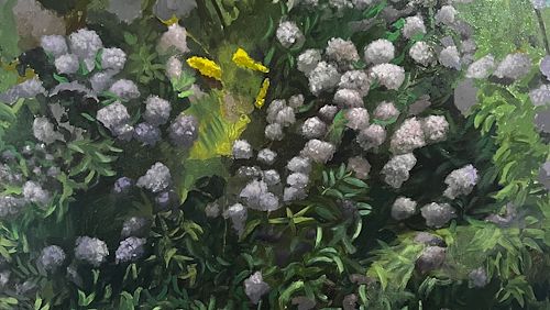 Zvezdana Stojmirovic (aka. Ana Stoy) with “Tender Days (Zehr Fields)” from the “Renewal” series.