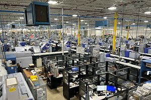 Overhead view of the Branch Medical Group manufacturing facility