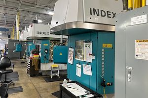 INDEX multi-spindle machines on the manufacturing floor at Branch Medical Group in Royersford.