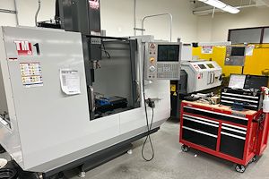 The CNC machines on the Blue Bell Campus in the Science Center 