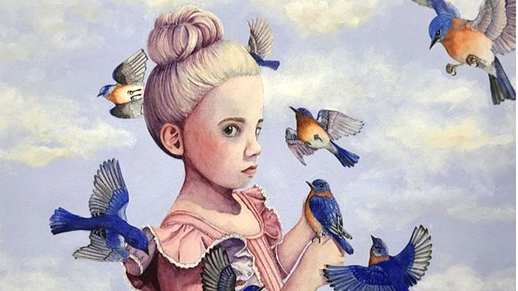 “Unexpected Visitors,” Barbara Handler, watercolor. The Montco Cultural Center hosts the Pottstown Area Artists Guild Members’ Show Nov. 2-20 in North Hall of the Pottstown Campus. Photo by Patrick Rodgers
