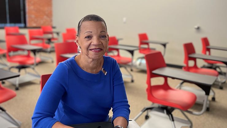 Associate Professor Georgette Howell was recently elected as the new board president of the Foundation for Pottstown Education.  Photo by Diane VanDyke