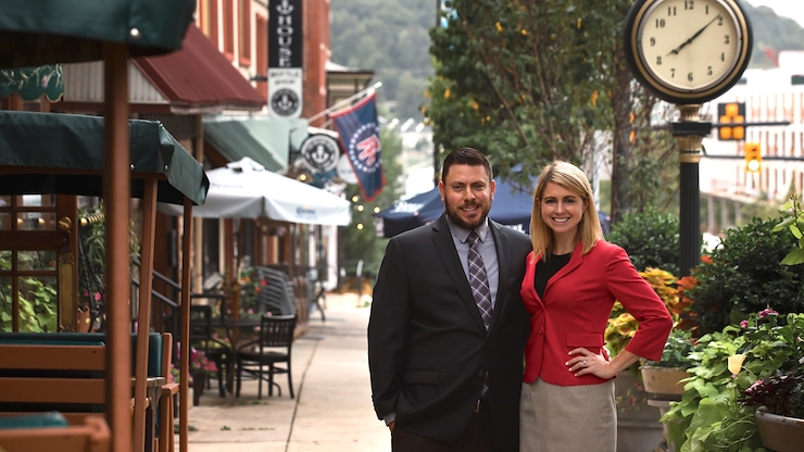 Conshohocken Mayor Yaniv Aronson and First Lady Sarah Aronson