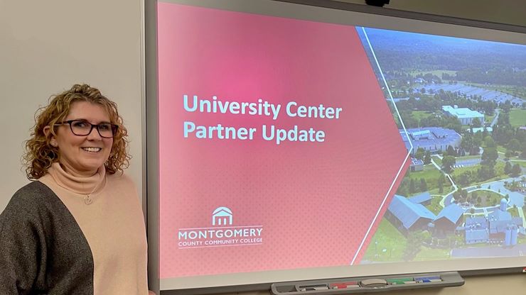 Christine Morris earned her bachelor's degree in Organizational Behavior and Applied Psychology from Albright College and her master's degree in Human Services Administration from Chestnut Hill College, two partner institutions of Montgomery County Community College's University Center.
