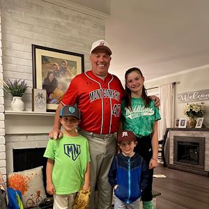 Jim Fullan and grandchildren
