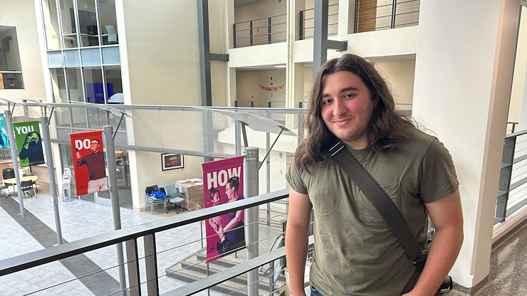 History major Juan Aguilar participated in an eight-day study abroad opportunity in Tunisia during the summer of 2025. Photo by Eric Devlin
