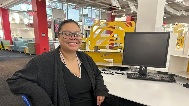 Montgomery County Community College Human Services major Kimberly Madera was named a 2025 Coca-Cola Leaders of Promise Scholar. Photo by Eric Devlin