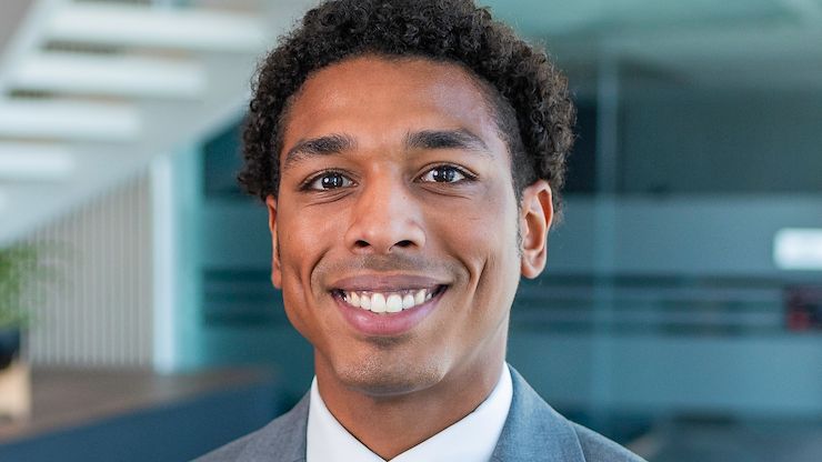 Omar Ali, ’23, a Business Administration major, is set to finish his undergraduate degree from Drexel University in July and has a job lined up at an investment firm. He credits his time at Montgomery County Community College for helping him begin a successful career in business. Photo courtesy of Hamilton Lane.