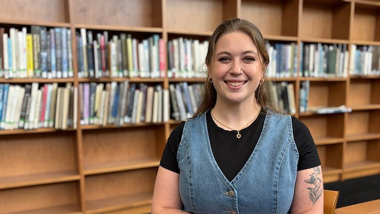 Montgomery County Community College Business Administration graduate Sloane Harker, ’26, traveled to Las Vegas for the Future Business Leaders of America Collegiate National Leadership Conference competitive events. Photo by Eric Devlin